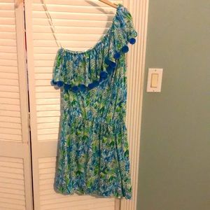 XS One Shoulder Lilly Pulitzer Romper
